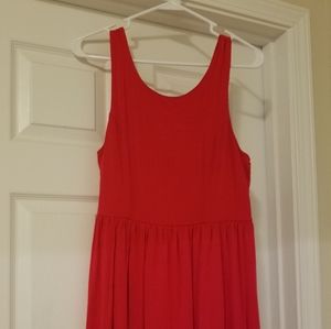 EUC Size Medium Red Everly Dress